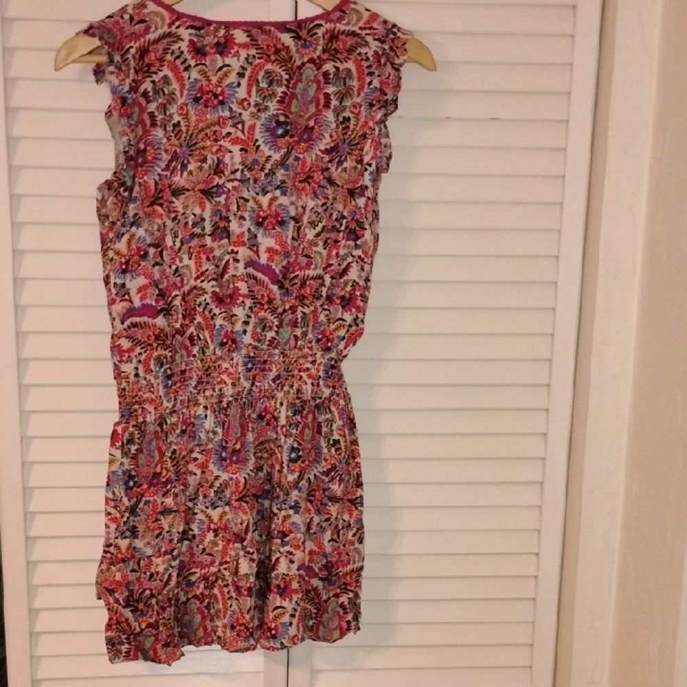 NATURAL LIFE Floral Jumpsuit with Pink and Red Accents - Picture 7 of 7